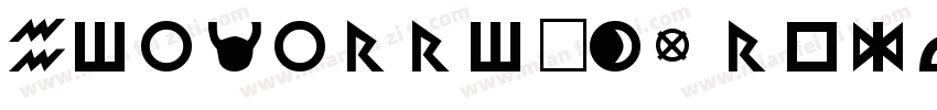 ZwoCorrW01-Regular R字体转换